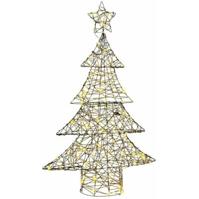 vidaXL Sapin de Noël avec 120 LED Blanc Chaud 150 cm Rotin, Décoration Moderne, Durable, Ornement de Noël pour embellir Votre Arbre et fête avec Un Style Festif - Publicité vidaXL Sapin de Noël avec 120 LED Blanc Chaud 150 cm Rotin, Décoration Moderne, Durable, Ornement de Noël pour embellir Votre Arbre et fête avec Un Style Festif - Publicité