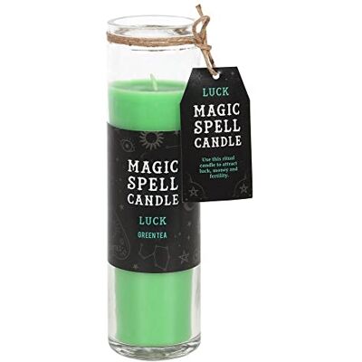 something different Bougie MAGIC SPELL LUCK (21 cm x 6 cm x 6 cm) (Vert) - Publicité something different Bougie MAGIC SPELL LUCK (21 cm x 6 cm x 6 cm) (Vert) - Publicité