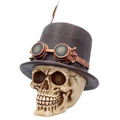 Nemesis Now U2506G6 Aristocrate - Figurine Crâne - 18,5 cm - Style Steampunk - Publicité Nemesis Now U2506G6 Aristocrate - Figurine Crâne - 18,5 cm - Style Steampunk - Publicité