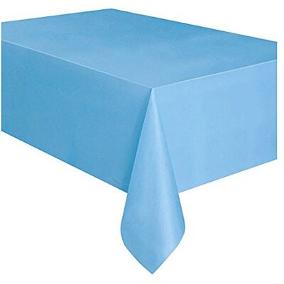 Unique Party 50393 Nappe en Plastique Bleue de Bébé 2,74 m x 1,37 m - Publicité Unique Party 50393 Nappe en Plastique Bleue de Bébé 2,74 m x 1,37 m - Publicité
