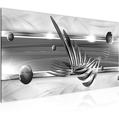 Tableau Decoration Murale Abstrait 1 Partie Moderne Toile non tissée Salon Salle 3D Noir Blanc 008512c - Publicité Tableau Decoration Murale Abstrait 1 Partie Moderne Toile non tissée Salon Salle 3D Noir Blanc 008512c - Publicité