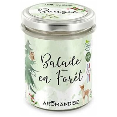 Aromandise Bougie d'ambiance Balade en forêt aux huiles essentielles (125 g) Recommandés par nos Clients Huiles essentielles - Publicité Aromandise Bougie d'ambiance Balade en forêt aux huiles essentielles (125 g) Recommandés par nos Clients Huiles essentielles - Publicité