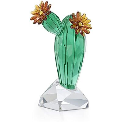 Swarovski Figurine Crystal Flowers Cactus doré, en cristal - Publicité Swarovski Figurine Crystal Flowers Cactus doré, en cristal - Publicité