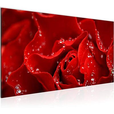 Tableau Decoration Murale Roses Fleurs 1 Partie Moderne Toile Non tissée Salon Salle La Nature Rouge 200412a - Publicité Tableau Decoration Murale Roses Fleurs 1 Partie Moderne Toile Non tissée Salon Salle La Nature Rouge 200412a - Publicité