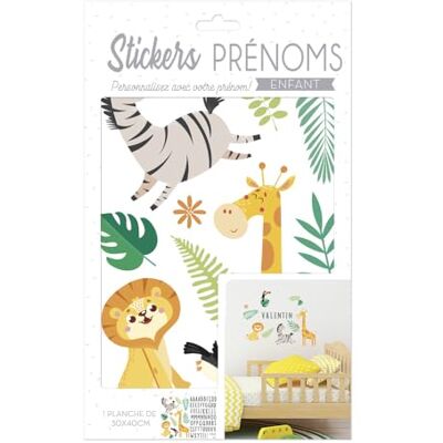STC STICKERS PRENOMS SAVANE DECORATION CHAMBRE ENFANT - Publicité STC STICKERS PRENOMS SAVANE DECORATION CHAMBRE ENFANT - Publicité