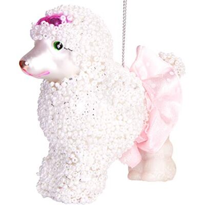 BRUBAKER Suspension pour Sapin de Noël Chien/Caniche avec Tutu Boule en Verre Soufflé Peinte à la Main Drôle & Originale Décoration Arbre de Noël 10,3 cm - Publicité BRUBAKER Suspension pour Sapin de Noël Chien/Caniche avec Tutu Boule en Verre Soufflé Peinte à la Main Drôle & Originale Décoration Arbre de Noël 10,3 cm - Publicité