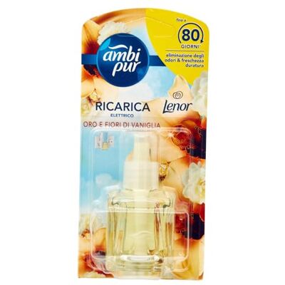 Ambi Pur AMBIPUR RICAR 21,5 VANIGLIA C9x30x6 80GG - Publicité Ambi Pur AMBIPUR RICAR 21,5 VANIGLIA C9x30x6 80GG - Publicité