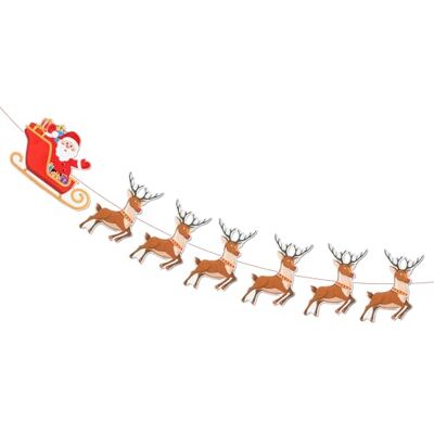 Xiqunw Banderole Noel Fanions de Noël, Bruant de Rennes de Noël, Bannières de Traîneau de Père Noel Banderole Guirlande Suspendue, Decoration Noel Vitre, pour Maison Extérieur Décoration et Cadeau de Fête - Publicité Xiqunw Banderole Noel Fanions de Noël, Bruant de Rennes de Noël, Bannières de Traîneau de Père Noel Banderole Guirlande Suspendue, Decoration Noel Vitre, pour Maison Extérieur Décoration et Cadeau de Fête - Publicité