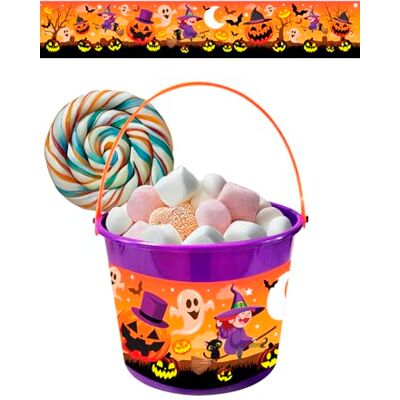 FIESTAS GUIRCA Panier de Sorcières (20x14,5 cm) Accessoire de Trick or Treat pour Halloween Idéal pour Enfants et Filles lors de Fêtes Costumées et Célébrations Multicolore - Publicité FIESTAS GUIRCA Panier de Sorcières (20x14,5 cm) Accessoire de Trick or Treat pour Halloween Idéal pour Enfants et Filles lors de Fêtes Costumées et Célébrations Multicolore - Publicité