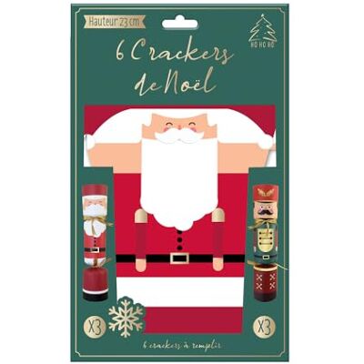 STC Pack 6 Crackers Vide a remplir de Noel 2mods /12pcs - Publicité STC Pack 6 Crackers Vide a remplir de Noel 2mods /12pcs - Publicité