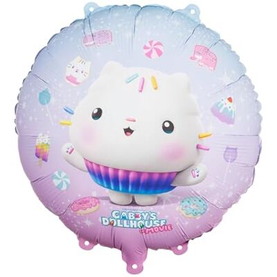 PartyDeco Ballon gonflable rond 35 cm Gabby's Dollhouse Cakey Hélium ou Air Décoration d'anniversaire d'enfant fille Réutilisable Motif bonbons Avec tube - Publicité PartyDeco Ballon gonflable rond 35 cm Gabby's Dollhouse Cakey Hélium ou Air Décoration d'anniversaire d'enfant fille Réutilisable Motif bonbons Avec tube - Publicité