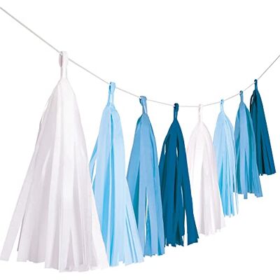 amscan 9904610 Guirlande à Franges Bleu Ciel Longueur 3 m Décoration à Suspendre Anniversaire Fête à thème Carnaval - Publicité amscan 9904610 Guirlande à Franges Bleu Ciel Longueur 3 m Décoration à Suspendre Anniversaire Fête à thème Carnaval - Publicité