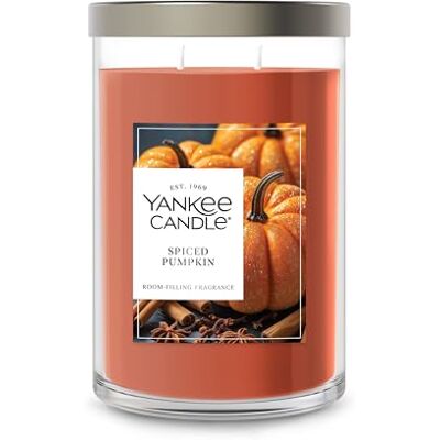 YANKEE CANDLE Grande bougie parfumée en forme de citrouille épicée - Publicité YANKEE CANDLE Grande bougie parfumée en forme de citrouille épicée - Publicité
