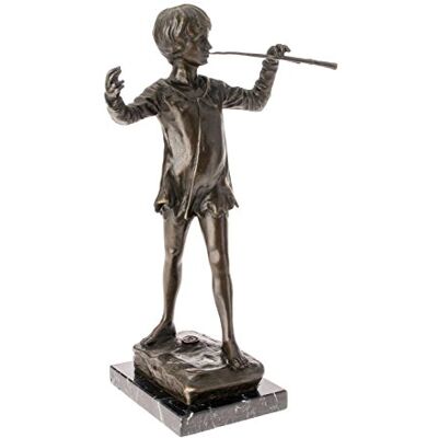 aubaho Statuette en Bronze Statue Figure Peter Pan après George Frampton réplique - Publicité aubaho Statuette en Bronze Statue Figure Peter Pan après George Frampton réplique - Publicité