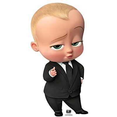 STAR CUTOUTS SC1635 Boss Baby Grande découpe en carton pour les fans, cadeaux, anniversaires et fêtes - Publicité STAR CUTOUTS SC1635 Boss Baby Grande découpe en carton pour les fans, cadeaux, anniversaires et fêtes - Publicité