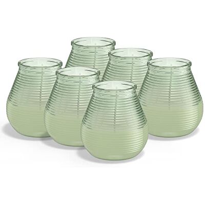 Bolsius Citronnelle Bougie de patio Extérieur Parfumée Vert 40 heures de combustion Lot de 6 - Publicité Bolsius Citronnelle Bougie de patio Extérieur Parfumée Vert 40 heures de combustion Lot de 6 - Publicité