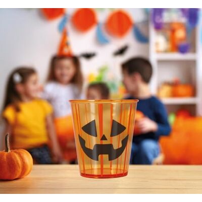 FIESTAS GUIRCA Verre Citrouille Réutilisable (9x10 cm) Décoration de Table pour Halloween Fêtes Déguisées Idéal pour Célébrations et Événements Plastique Orange - Publicité FIESTAS GUIRCA Verre Citrouille Réutilisable (9x10 cm) Décoration de Table pour Halloween Fêtes Déguisées Idéal pour Célébrations et Événements Plastique Orange - Publicité