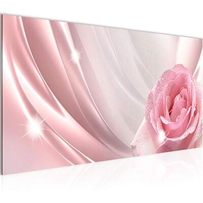 Tableau Decoration Murale Roses Fleurs 1 Partie Moderne Toile non tissée Salon Salle Abstrait Vintage Rose 201012a - Publicité Tableau Decoration Murale Roses Fleurs 1 Partie Moderne Toile non tissée Salon Salle Abstrait Vintage Rose 201012a - Publicité