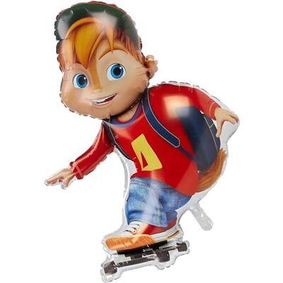 Toyland ® Ballon en aluminium en forme de personnage d'Alvin de 90 cm (36") d'Alvin et les Chipmunks Ballons de fête pour enfants - Publicité Toyland ® Ballon en aluminium en forme de personnage d'Alvin de 90 cm (36") d'Alvin et les Chipmunks Ballons de fête pour enfants - Publicité