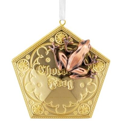 Hallmark Ornement Suspendu en métal Premium Harry Potter , décoration d'arbre, boîte de Grenouille en Chocolat, Collection, Or - Publicité Hallmark Ornement Suspendu en métal Premium Harry Potter , décoration d'arbre, boîte de Grenouille en Chocolat, Collection, Or - Publicité