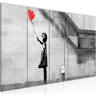 ART Peinture Banksy Ballon Fille Impression sur Toile intissee Decoration Murale Salon Chambre 301656a - Publicité ART Peinture Banksy Ballon Fille Impression sur Toile intissee Decoration Murale Salon Chambre 301656a - Publicité