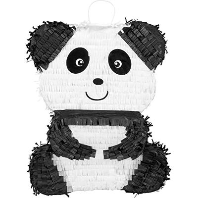 Boland Pinata Panda 30960-50 x 38 x 10 cm Ourson noir et blanc Décoration d'anniversaire Cadeau de fête - Publicité Boland Pinata Panda 30960-50 x 38 x 10 cm Ourson noir et blanc Décoration d'anniversaire Cadeau de fête - Publicité