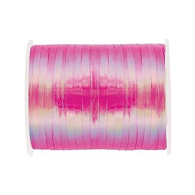 Unique - Rouleau de Ruban-45.5 m-Couleur Rose Irisé-1 Pièce (Lot de 1), 48638, Pink Iridescent - Publicité Unique - Rouleau de Ruban-45.5 m-Couleur Rose Irisé-1 Pièce (Lot de 1), 48638, Pink Iridescent - Publicité