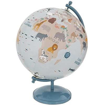 ATMOSPHERA CREATEUR D'INTERIEUR Atmosphera Globe en métal D20cm Bleu - Publicité ATMOSPHERA CREATEUR D'INTERIEUR Atmosphera Globe en métal D20cm Bleu - Publicité