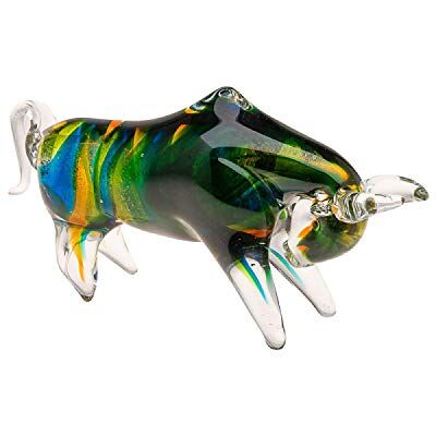 aubaho Objet décoratif en Verre de Style Murano Taureau Style Ancien 24cm 1,2kg - Publicité aubaho Objet décoratif en Verre de Style Murano Taureau Style Ancien 24cm 1,2kg - Publicité