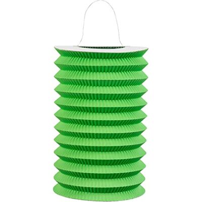 Carpeta Zuglaternen en papier comme décoration pour anniversaire, fête et garden-party Ø 16 cm, hauteur 20 cm, avec anse en métal Lanterne en papier, lampion, décoration de fête, couleur : vert clair - Publicité Carpeta Zuglaternen en papier comme décoration pour anniversaire, fête et garden-party Ø 16 cm, hauteur 20 cm, avec anse en métal Lanterne en papier, lampion, décoration de fête, couleur : vert clair - Publicité