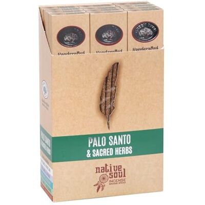 Encens Green Tree Native Soul Palo Santo & Herbes Sacrées 15 grs - Publicité Encens Green Tree Native Soul Palo Santo & Herbes Sacrées 15 grs - Publicité