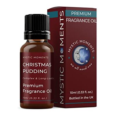 Mystic Moments Huile parfumée Pudding de Noël 10ml - Publicité Mystic Moments Huile parfumée Pudding de Noël 10ml - Publicité