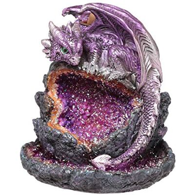 Support Encens Dragon Violet Kristalgrot LED Flux Arrière - Porte-encens - Publicité Support Encens Dragon Violet Kristalgrot LED Flux Arrière - Porte-encens - Publicité