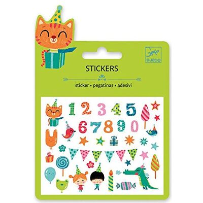 DJECO Lovely Paper globospegatinaslovely paperminipegatinas anniversaire multicolore (100) - Publicité DJECO Lovely Paper globospegatinaslovely paperminipegatinas anniversaire multicolore (100) - Publicité