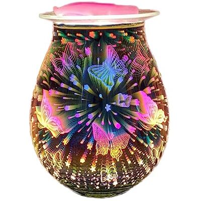 Generic Diffuseur D'huile Essentielle 3D Verre Diffuseur D'aromathérapie Cire Fondre Plus Chaud Arôme Lampe Encens Décor pour Maison Bureau Chambre - Publicité Generic Diffuseur D'huile Essentielle 3D Verre Diffuseur D'aromathérapie Cire Fondre Plus Chaud Arôme Lampe Encens Décor pour Maison Bureau Chambre - Publicité