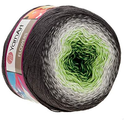 Fil Art YarnArt Flowers 55 % coton, 45 % acrylique 250 g 900 m Multicolore Fil à crochet Printemps et été 1 écheveau de sport fin (291) - Publicité Fil Art YarnArt Flowers 55 % coton, 45 % acrylique 250 g 900 m Multicolore Fil à crochet Printemps et été 1 écheveau de sport fin (291) - Publicité