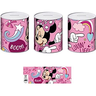 ARDITEX Tirelire Disney Minnie Taille M 10x10x12 cm - Publicité ARDITEX Tirelire Disney Minnie Taille M 10x10x12 cm - Publicité