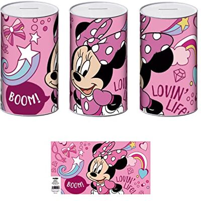 ARDITEX Tirelire Disney Minnie Taille L 10x10x17.5 cm - Publicité ARDITEX Tirelire Disney Minnie Taille L 10x10x17.5 cm - Publicité