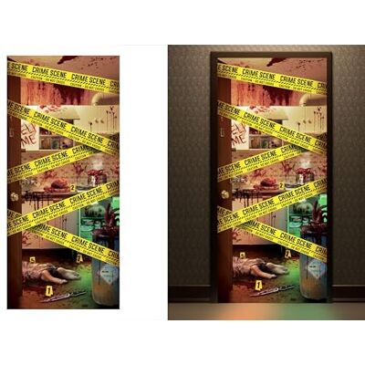 FIESTAS GUIRCA Décoration Porte Crime Scene en Tissu (80x180 cm) Idéale pour Fêtes d'Halloween et Célébrations de Policiers Décoration Murale, Porte et Fenêtre Multicolore - Publicité FIESTAS GUIRCA Décoration Porte Crime Scene en Tissu (80x180 cm) Idéale pour Fêtes d'Halloween et Célébrations de Policiers Décoration Murale, Porte et Fenêtre Multicolore - Publicité