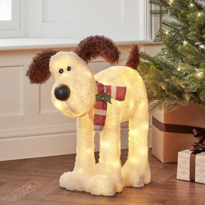 Lights4fun Wallace & Gromit™ Figurine LED Éclairage de Noël Extérieur avec minuterie Figurine de Noël Chien Décoration de Noël extérieure - Publicité Lights4fun Wallace & Gromit™ Figurine LED Éclairage de Noël Extérieur avec minuterie Figurine de Noël Chien Décoration de Noël extérieure - Publicité