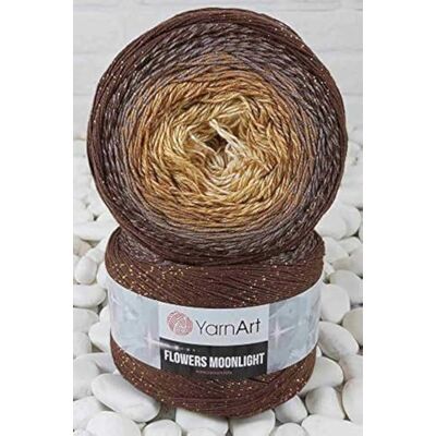 YarnArt 3284 Fil de coton à paillettes Motif fleurs de lune au crochet arc-en-ciel Lurex métallique brillant Gâteau argenté Multicolore Poids 260 g Longueur 1 000 cm - Publicité YarnArt 3284 Fil de coton à paillettes Motif fleurs de lune au crochet arc-en-ciel Lurex métallique brillant Gâteau argenté Multicolore Poids 260 g Longueur 1 000 cm - Publicité