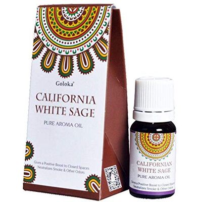 GOLOKA CALIFORNIA WHITE SAGE HUILE PARFUMEE SAUGE BLANCHE - Publicité GOLOKA CALIFORNIA WHITE SAGE HUILE PARFUMEE SAUGE BLANCHE - Publicité