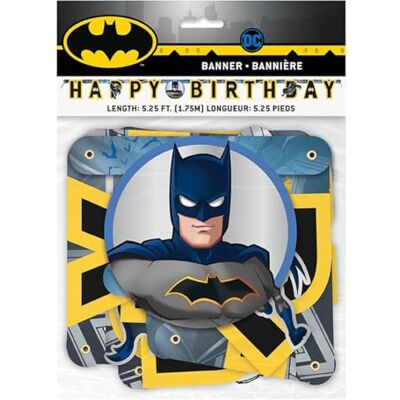 Unique Letter Banner Pc Bannière « Happy Birthday » Batman 1 pièce, 77519 - Publicité Unique Letter Banner Pc Bannière « Happy Birthday » Batman 1 pièce, 77519 - Publicité