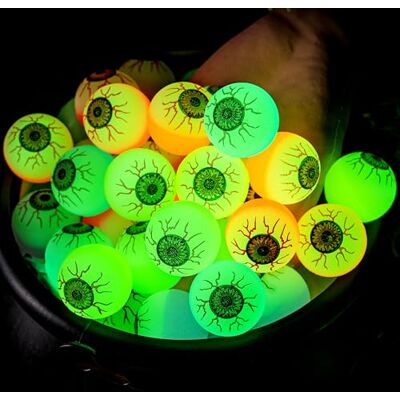 JOYIN Lot de 36 boules rebondissantes phosphorescentes pour Halloween, boules rebondissantes phosphorescentes pour fêtes d'Halloween, boules rebondissantes pour décorations de fête, prix de jeu - Publicité JOYIN Lot de 36 boules rebondissantes phosphorescentes pour Halloween, boules rebondissantes phosphorescentes pour fêtes d'Halloween, boules rebondissantes pour décorations de fête, prix de jeu - Publicité