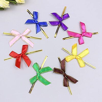 NC 100 pièces mélangeant la Couleur Noeud Papillon Cravates torsadées Mini Ruban Noeud torsadé pour sceller Les Cadeaux Boulangerie gâteau Biscuit Bonbons Sucette Sac Packgae 8cm - Publicité NC 100 pièces mélangeant la Couleur Noeud Papillon Cravates torsadées Mini Ruban Noeud torsadé pour sceller Les Cadeaux Boulangerie gâteau Biscuit Bonbons Sucette Sac Packgae 8cm - Publicité