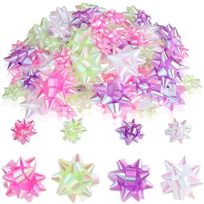 com-four ® 120x Noeuds Cadeaux, Noeuds de 3 cm et 5 cm, Noeuds Autocollants des anniversaires - Publicité com-four ® 120x Noeuds Cadeaux, Noeuds de 3 cm et 5 cm, Noeuds Autocollants des anniversaires - Publicité