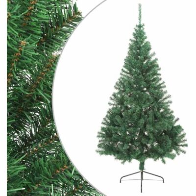 vidaXL Sapin de Noël Artificiel Moitié avec Support Décoration de Noël Arbre Artificiel Salon Salle de Séjour Maison Intérieur Vert 210 cm PVC - Publicité vidaXL Sapin de Noël Artificiel Moitié avec Support Décoration de Noël Arbre Artificiel Salon Salle de Séjour Maison Intérieur Vert 210 cm PVC - Publicité