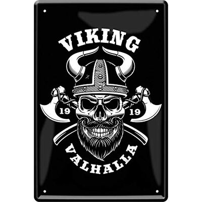 ART Unbekannt 261 Plaque décorative Viking Valhalla Wikinger 20 x 30 cm - Publicité ART Unbekannt 261 Plaque décorative Viking Valhalla Wikinger 20 x 30 cm - Publicité