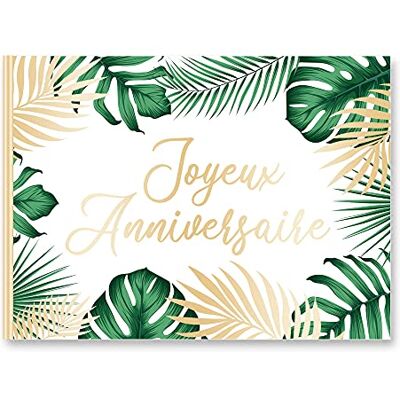 STC Livre D Or Anniversaire Tropical Party 20P 15X21CM - Publicité STC Livre D Or Anniversaire Tropical Party 20P 15X21CM - Publicité