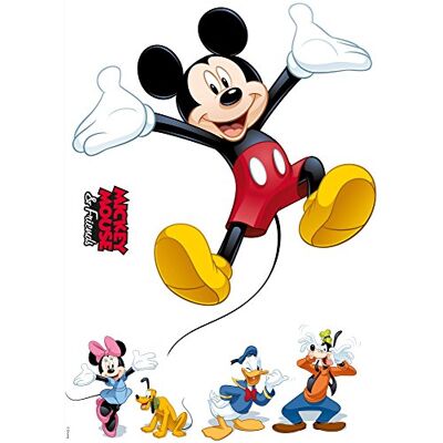 Autocollant Mur Mickey Mouse - Décoration Enfant Disney - Publicité Autocollant Mur Mickey Mouse - Décoration Enfant Disney - Publicité